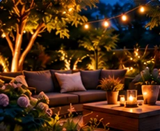 In the garden